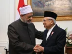 Tangkal Islamofobia, Wakil Presiden Ma'ruf Amin Bahas Islam Wasathiyyah dengan Grand Sheikh Al-Azhar