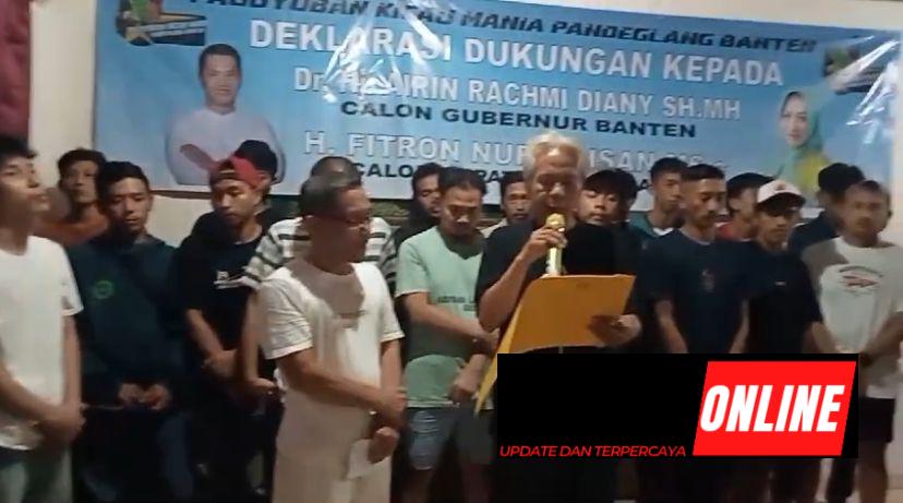 Paguyuban Kicau Mania Pandeglang Deklarasi Dukung Airin Rachmi Diany di Pilkada Banten